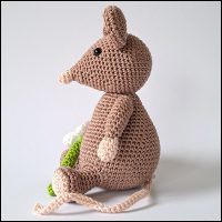 Product afbeelding Kleine rat zijkant 2 Kleine Rat patroon
