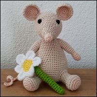 Product afbeelding kleine rat linen Kleine Rat patroon