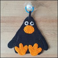 Product afbeelding speendoekje barry Barry en Pinguïn speendoekje patroon