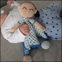 Product afbeelding Baby lovey Benjamin Baby knuffeldoekje patroon