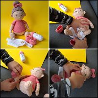 Product afbeelding Baby meisje Benjamin Baby patroon