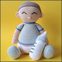 Product afbeelding baby jongen voorkant Baby patroon