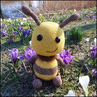 Product afbeelding Bizzzy bloemen Bizzzy de Bij patroon