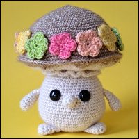 Product afbeelding Pip voorkant Pip & Puk de paddenstoelen patroon