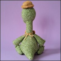 Product afbeelding Boris mini achterkant Boris de brachiosaurus combi