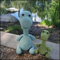 Product afbeelding Boris set zwaan Boris de brachiosaurus combi