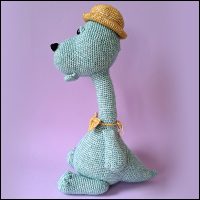 Product afbeelding Boris zijkant Boris de brachiosaurus combi