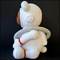 Product afbeelding astronaut beer zijkant Astronaut beer patroon