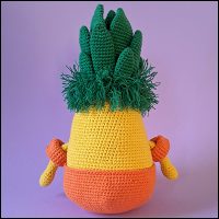 Product afbeelding Ananas achterkant Ananas patroon