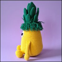 Product afbeelding Ananas bloot zijkant Ananas patroon