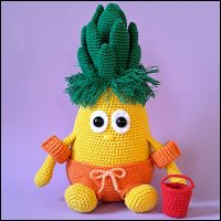 Product afbeelding Ananas voorkant Ananas patroon