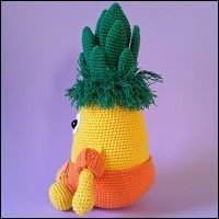 Product afbeelding Ananas zijkant Ananas patroon