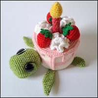 Verjaardag schildpad patroon