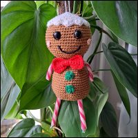 Gingerbread ornamenten patroon