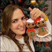 Gingerbread ornamenten patroon