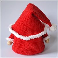 Product afbeelding Kerst Gnome achterkant Kerst gnome Holliebollie aanpassing patroon