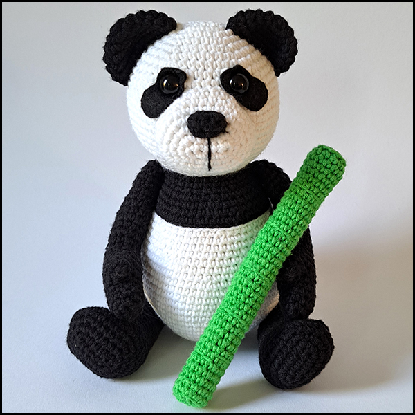 Product afbeelding Benny de panda voorkant Benny de (panda)beer patroon