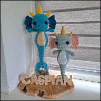 Caspian het zeewezen patroon