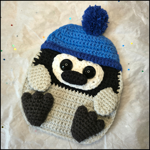 baby pinguin voorkant Pinguïn cadeaukaartzakje 2 in 1